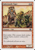 Sabretooth Tiger – Common Magic: The Gathering card from Eighth Edition (#217)