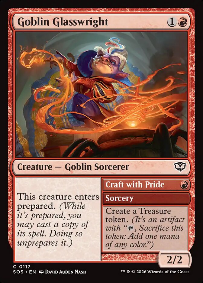 Goblin Glasswright // Craft with Pride (SOS 117)