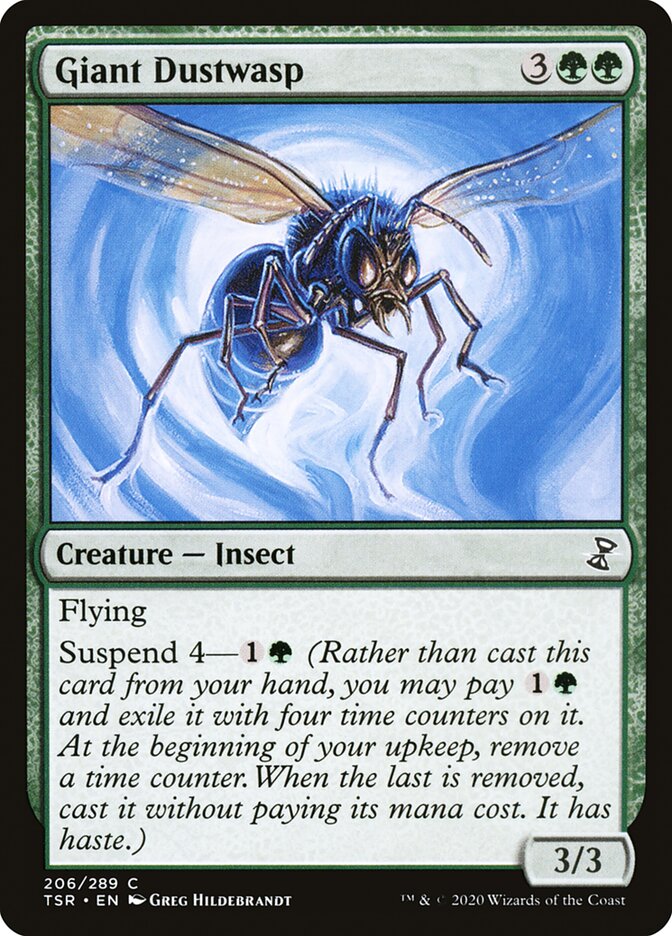 Giant Dustwasp – Common Magic: The Gathering card from Time Spiral Remastered (#206)