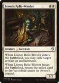 Leonin Relic-Warder – Uncommon Magic: The Gathering card from Commander 2017 (#65)