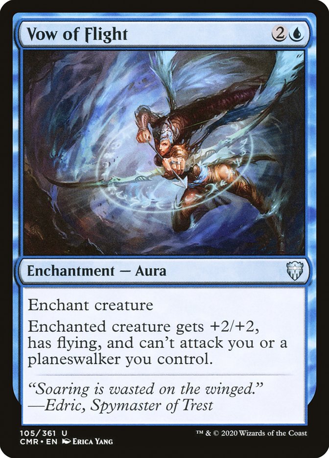 Vow of Flight – Uncommon Magic: The Gathering card from Commander Legends (#105)