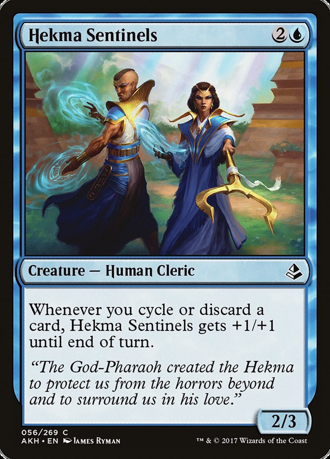 Hekma Sentinels – Common Magic: The Gathering card from Amonkhet (#56)