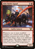 Akki Battle Squad – Rare Magic: The Gathering card from Neon Dynasty Commander (#18)