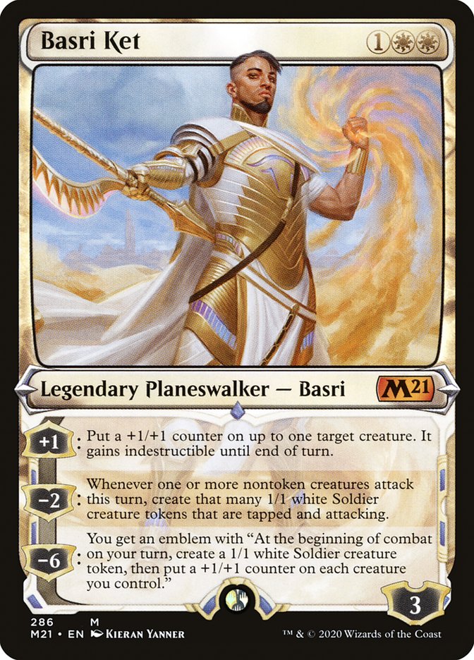 Basri Ket – Mythic Magic: The Gathering card from Core Set 2021 (#286)
