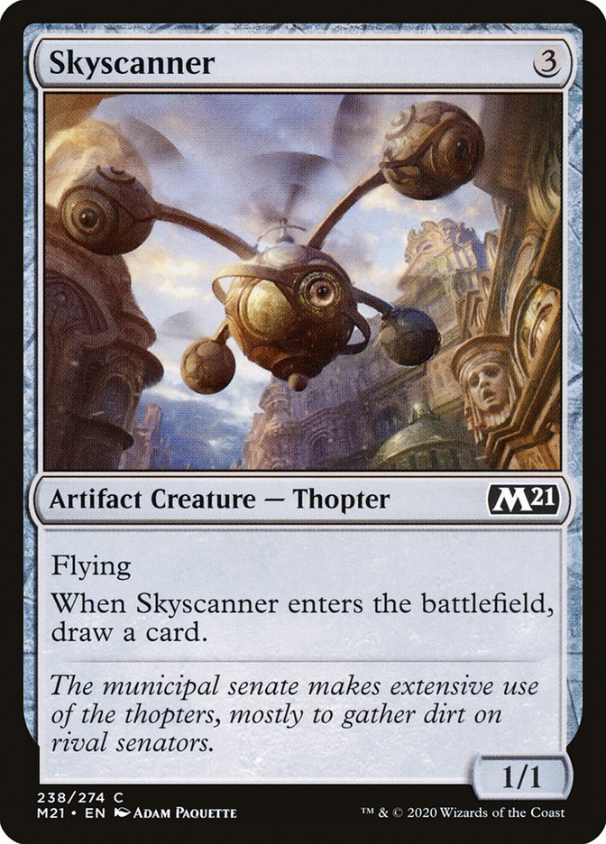 Skyscanner – Common Magic: The Gathering card from Core Set 2021 (#238)
