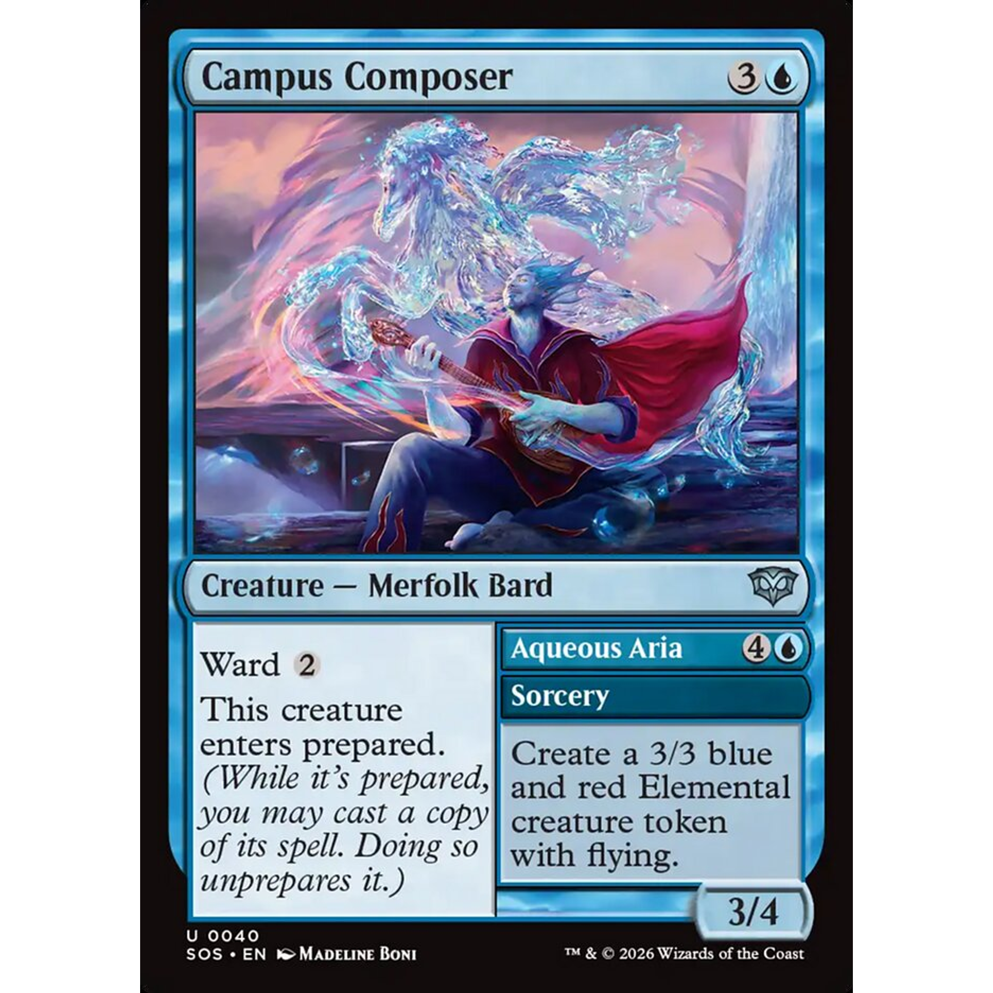 Campus Composer // Aqueous Aria (SOS 40) — Moore Collectables UK