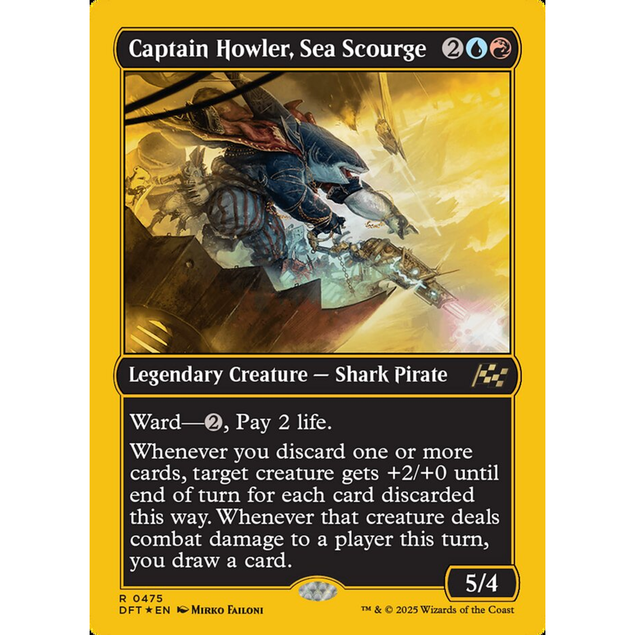 Captain Howler, Sea Scourge (DFT 475) — Moore Collectables UK