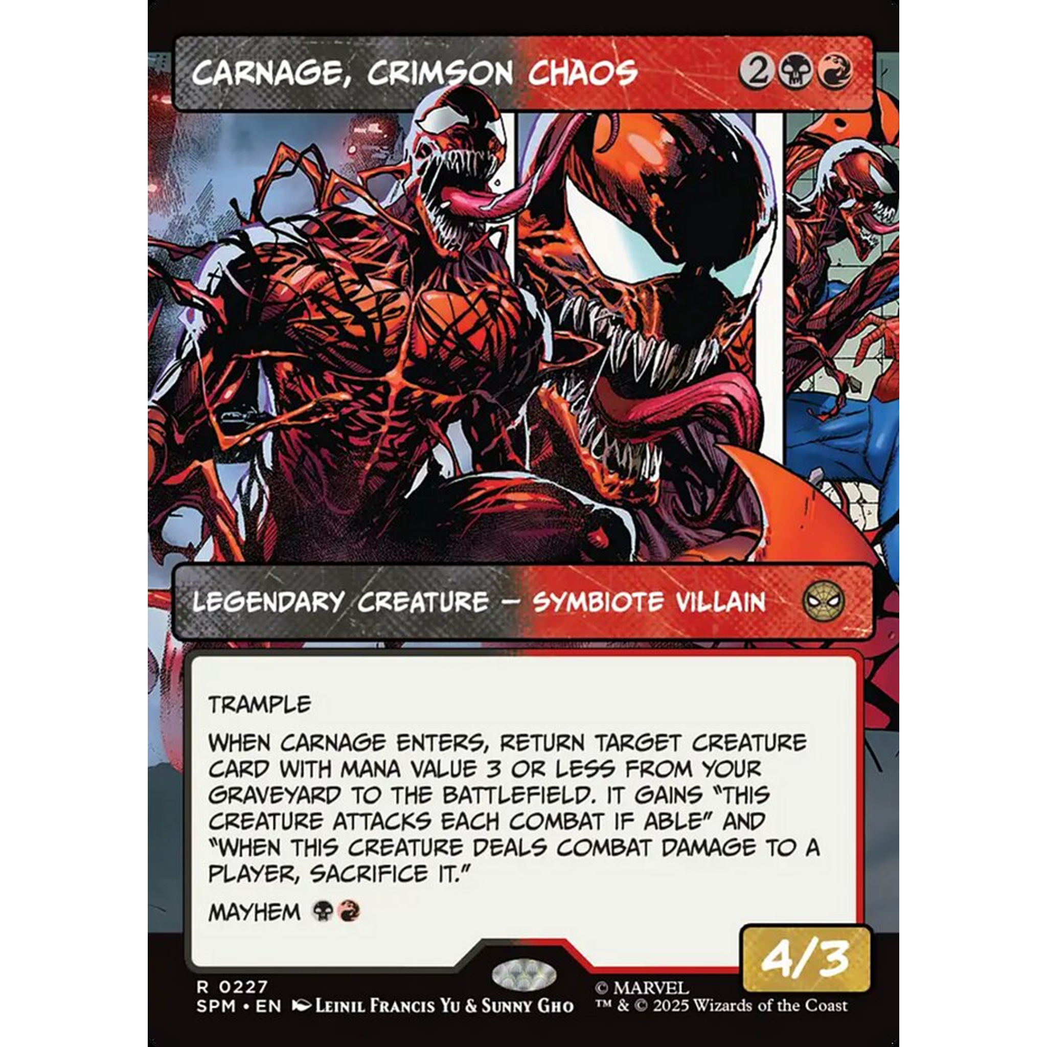 Carnage, Crimson Chaos (SPM 227) — Moore Collectables UK