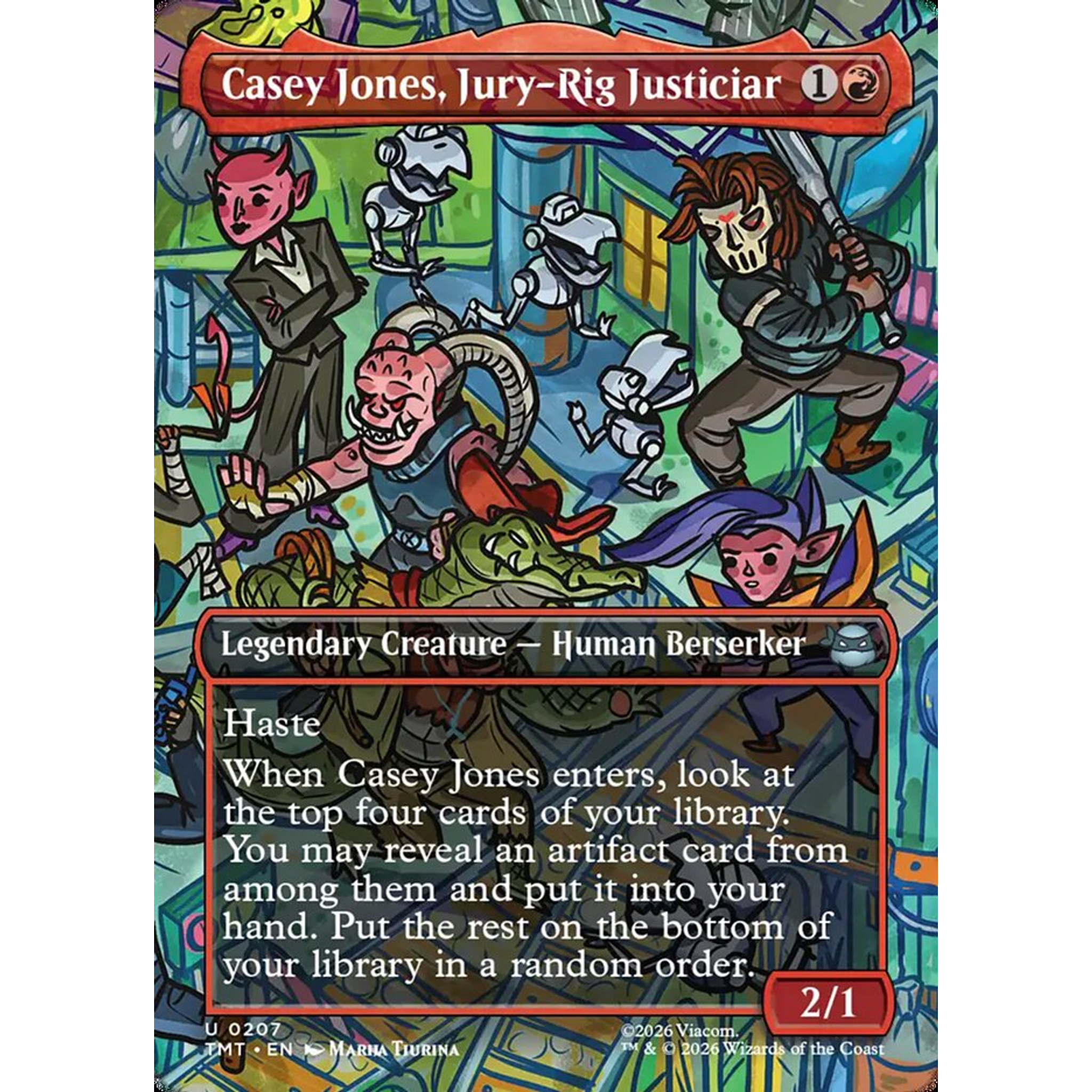 Casey Jones, Jury-Rig Justiciar (TMT 207) — Moore Collectables UK
