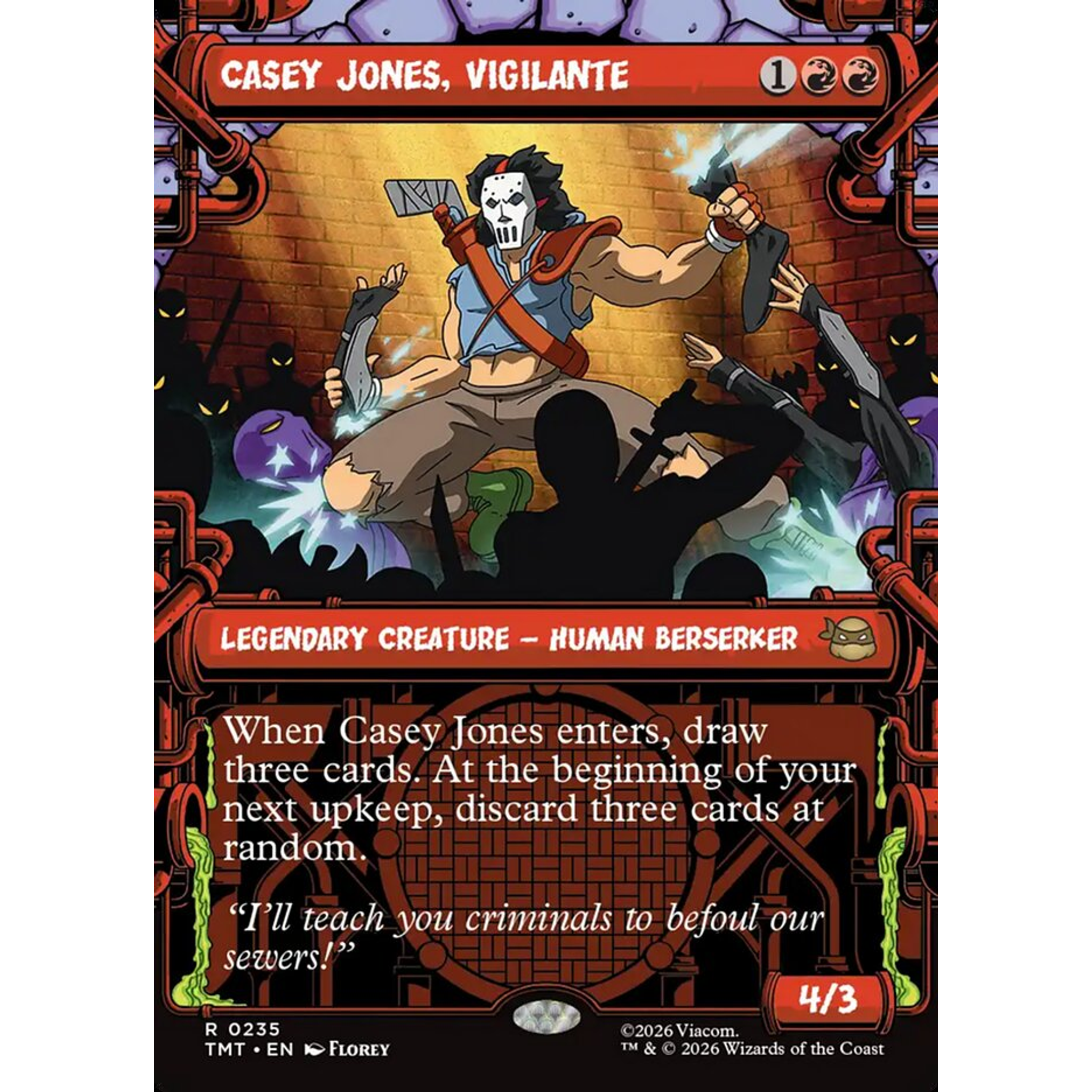 Casey Jones, Vigilante (TMT 235) — Moore Collectables UK