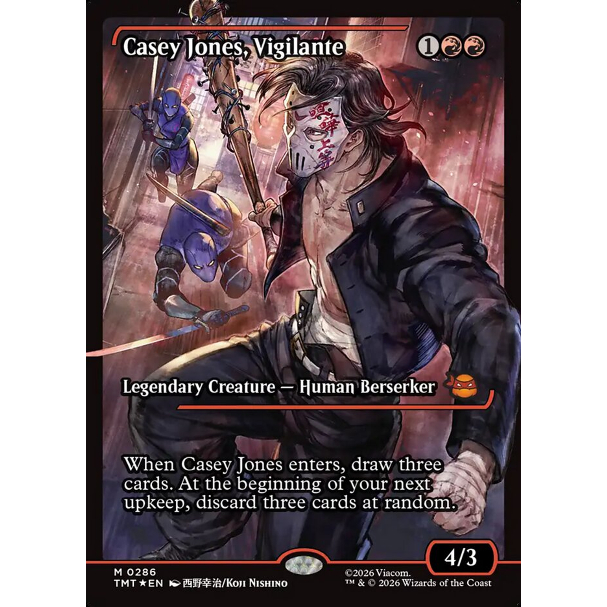 Casey Jones, Vigilante (TMT 286) — Moore Collectables UK