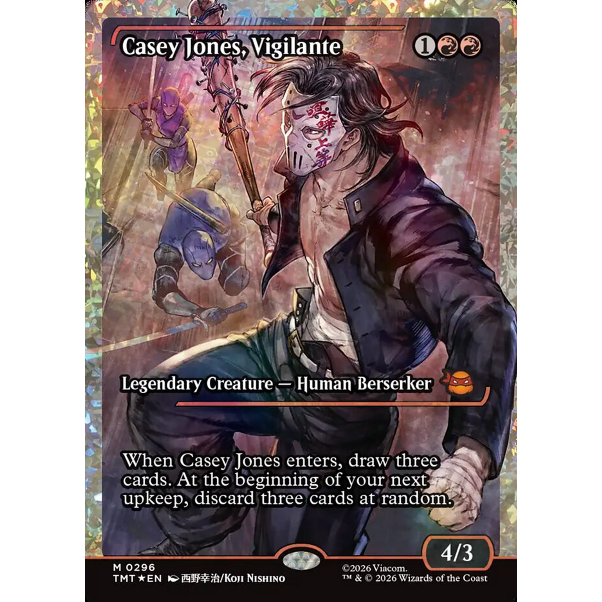 Casey Jones, Vigilante (TMT 296) — Moore Collectables UK