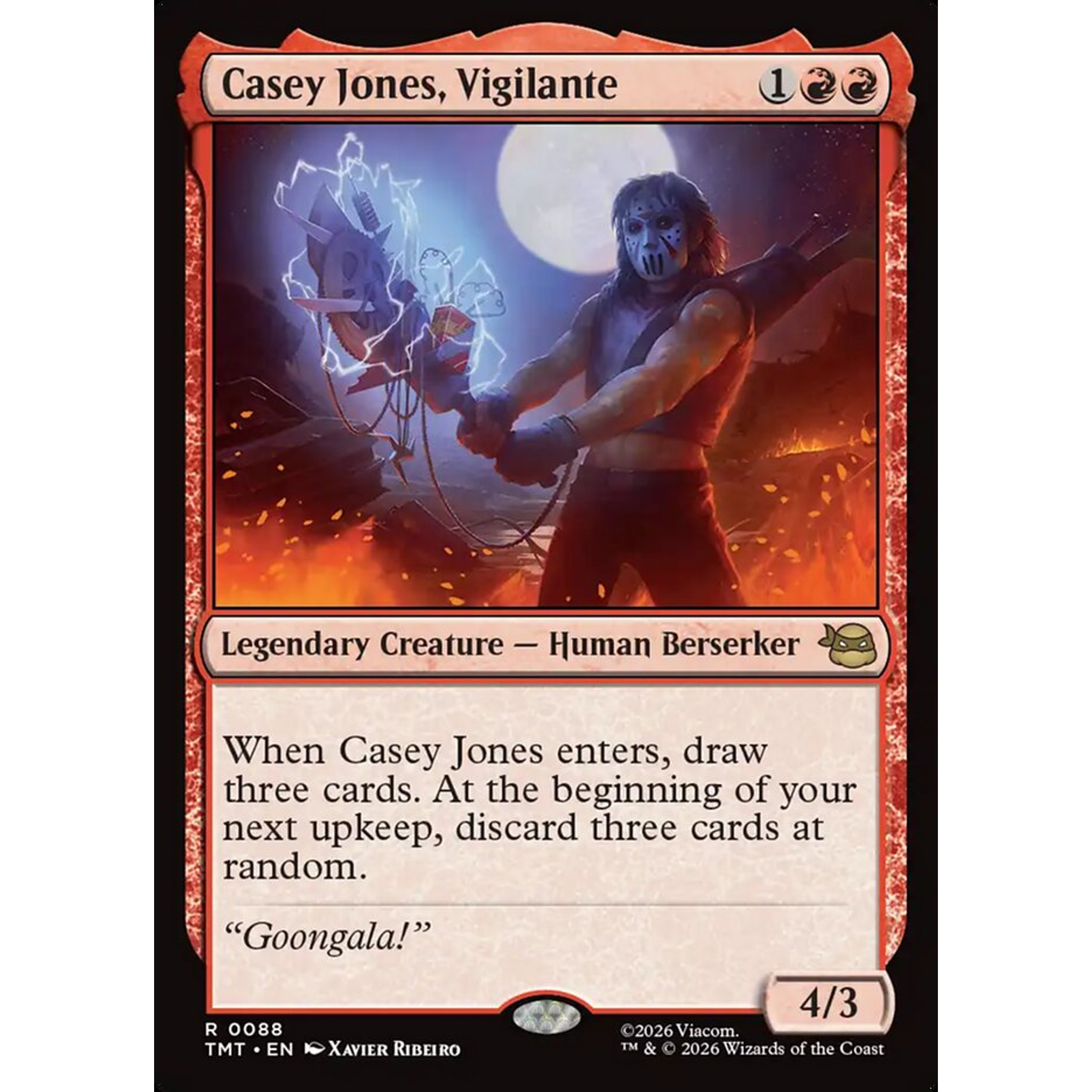 Casey Jones, Vigilante (TMT 88) — Moore Collectables UK