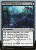 "Rumors of My Death . . ." – Uncommon Magic: The Gathering card from Unstable (#65)