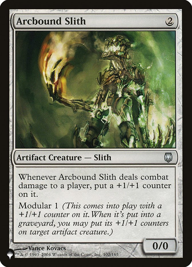 Arcbound Slith – Uncommon Magic: The Gathering card from The List (#DST-102)