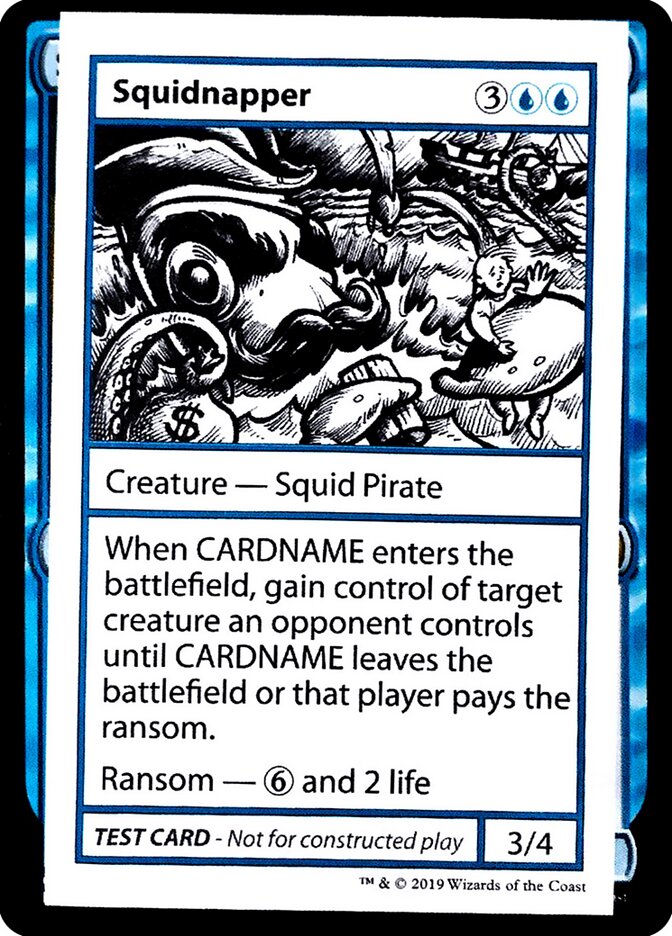 Squidnapper – Rare Magic: The Gathering card from Mystery Booster Playtest Cards 2021 (#29)