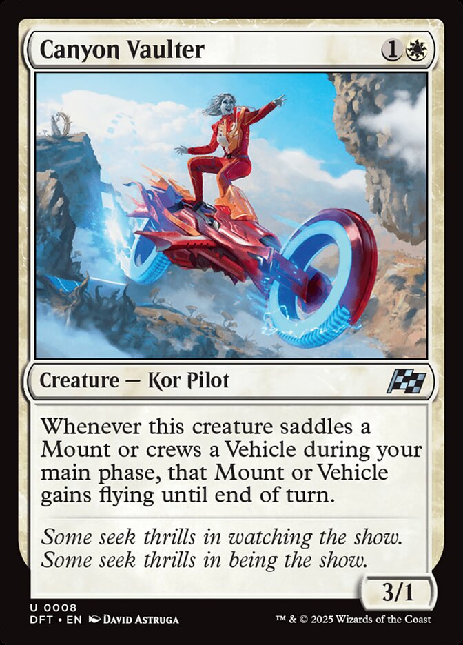 Canyon Vaulter – Uncommon Magic: The Gathering card from Aetherdrift (#8)
