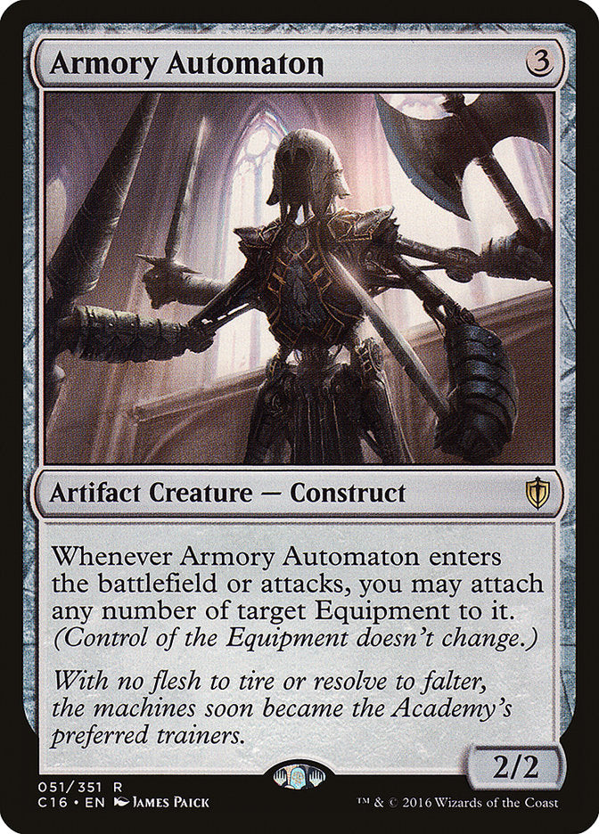 Armory Automaton – Rare Magic: The Gathering card from Commander 2016 (#51)
