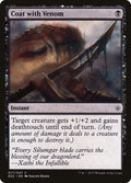 Coat with Venom – Common Magic: The Gathering card from Explorers of Ixalan (#17)