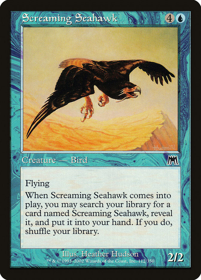 Screaming Seahawk – Common Magic: The Gathering card from Onslaught (#112)