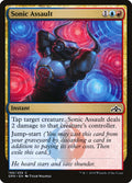 Sonic Assault – Common Magic: The Gathering card from Guilds of Ravnica (#199)