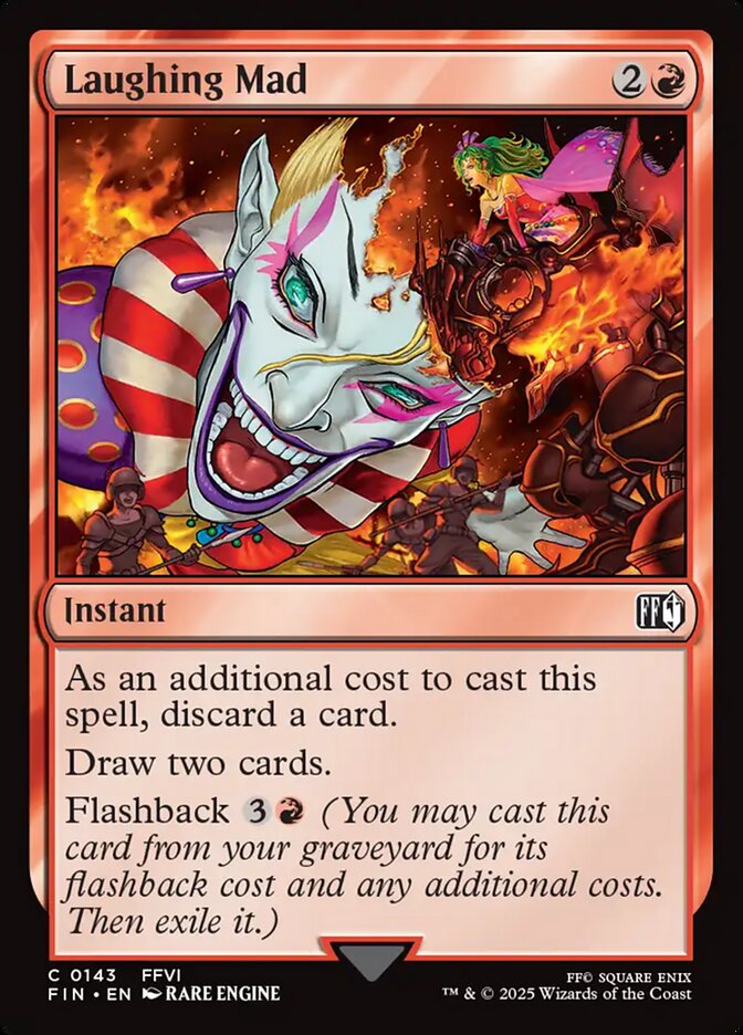 Laughing Mad – Common Magic: The Gathering card from Final Fantasy (#143)