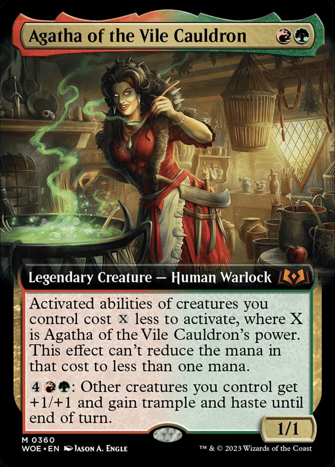 Agatha of the Vile Cauldron – Mythic Magic: The Gathering card from Wilds of Eldraine (#360)