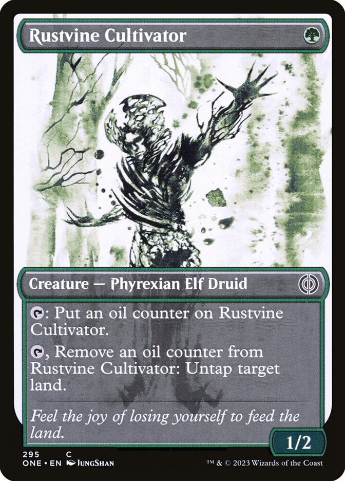 Rustvine Cultivator – Common Magic: The Gathering card from Phyrexia: All Will Be One (#295)