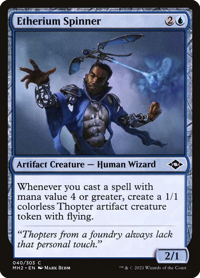 Etherium Spinner – Common Magic: The Gathering card from Modern Horizons 2 (#40)