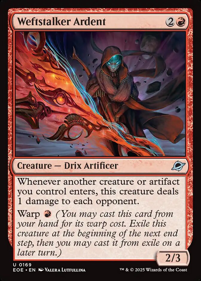 Weftstalker Ardent – Uncommon Magic: The Gathering card from Edge of Eternities (#169)
