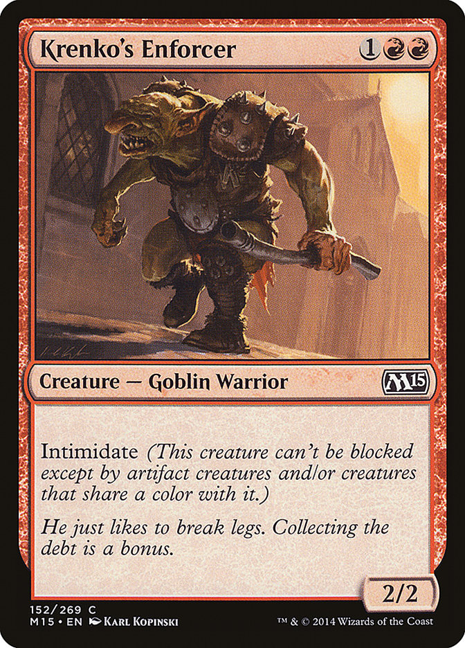 Krenko's Enforcer – Common Magic: The Gathering card from Magic 2015 (#152)