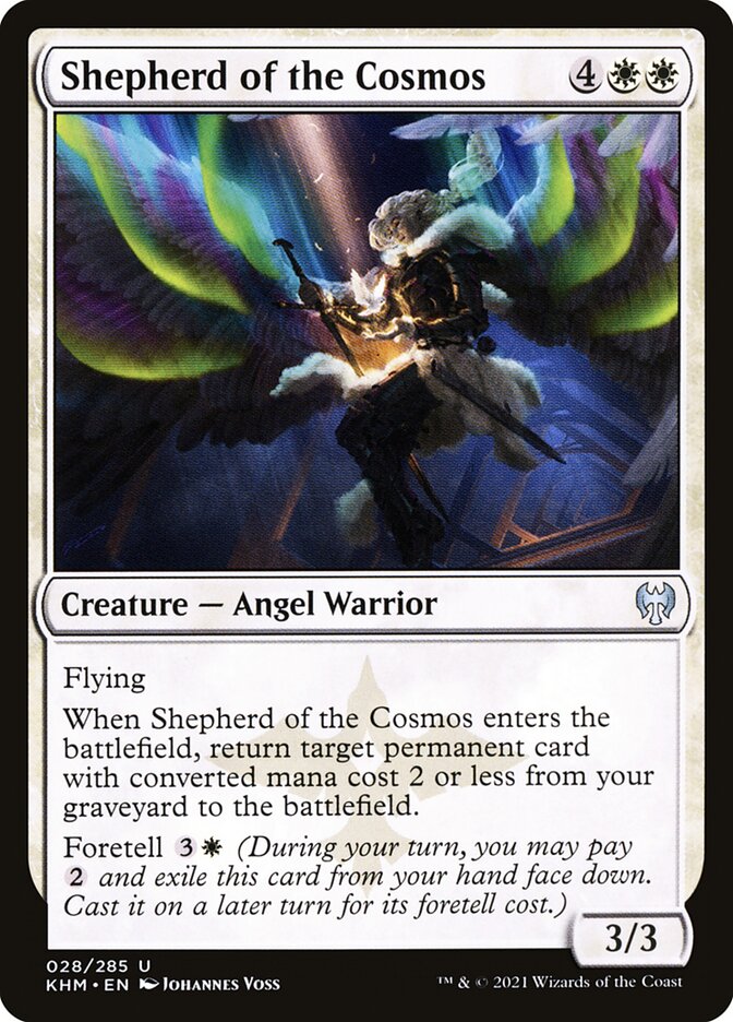 Shepherd of the Cosmos – Uncommon Magic: The Gathering card from Kaldheim (#28)