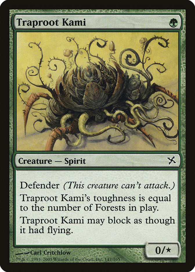 Traproot Kami – Common Magic: The Gathering card from Betrayers of Kamigawa (#147)