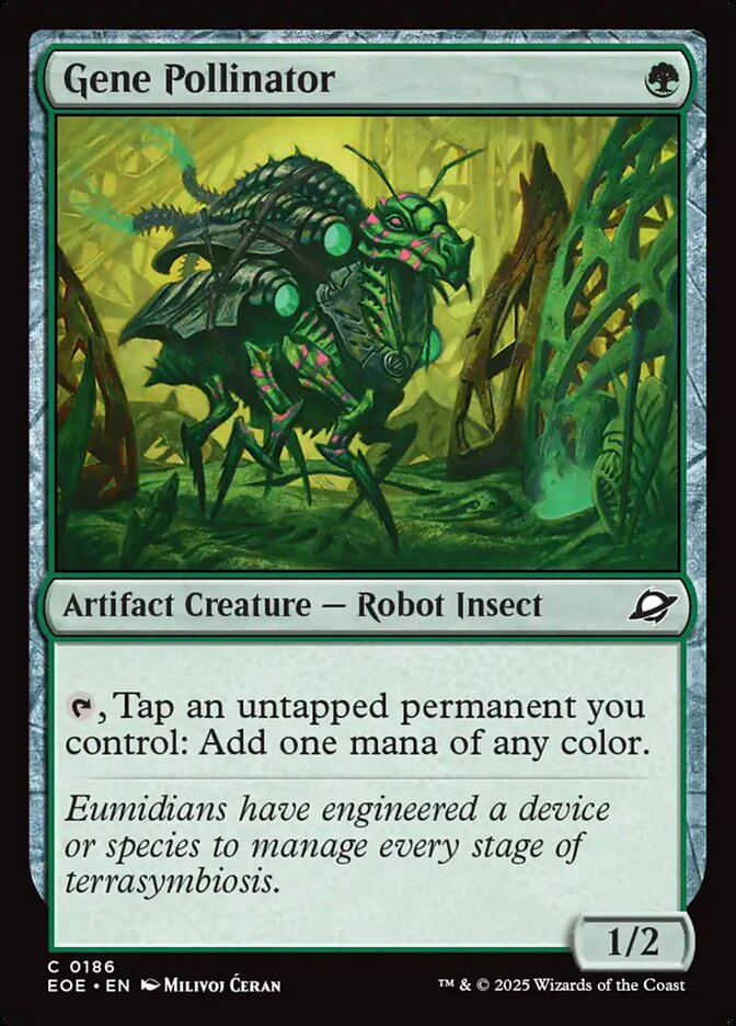 Gene Pollinator – Common Magic: The Gathering card from Edge of Eternities (#186)