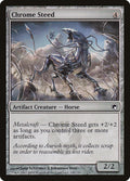 Chrome Steed – Common Magic: The Gathering card from Scars of Mirrodin (#142)