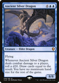 Ancient Silver Dragon – Mythic Magic: The Gathering card from Commander Legends: Battle for Baldur's Gate (#56)