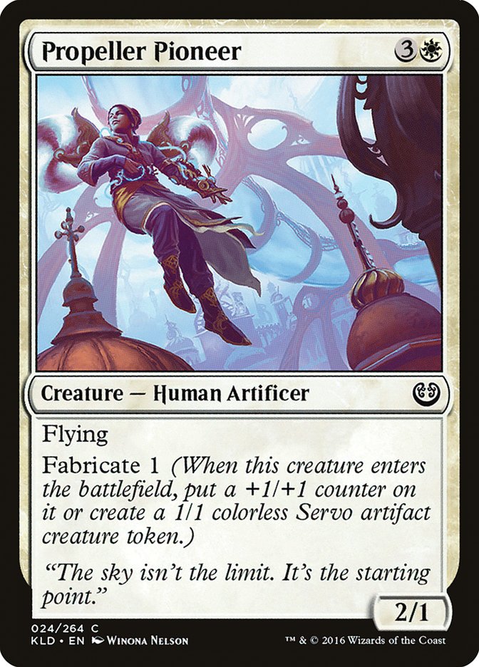 Propeller Pioneer – Common Magic: The Gathering card from Kaladesh (#24)