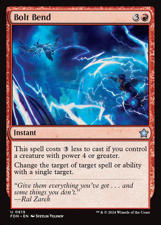 Bolt Bend – Uncommon Magic: The Gathering card from Foundations (#619)