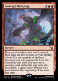 Anzrag's Rampage – Rare Magic: The Gathering card from Murders at Karlov Manor Promos (#111p)