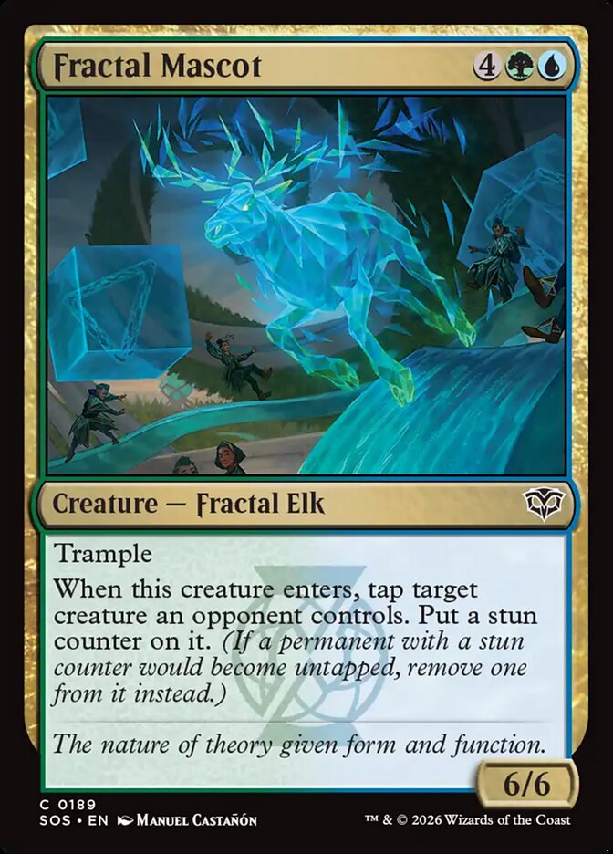 Fractal Mascot – Common Magic: The Gathering card from Secrets of Strixhaven (#189)