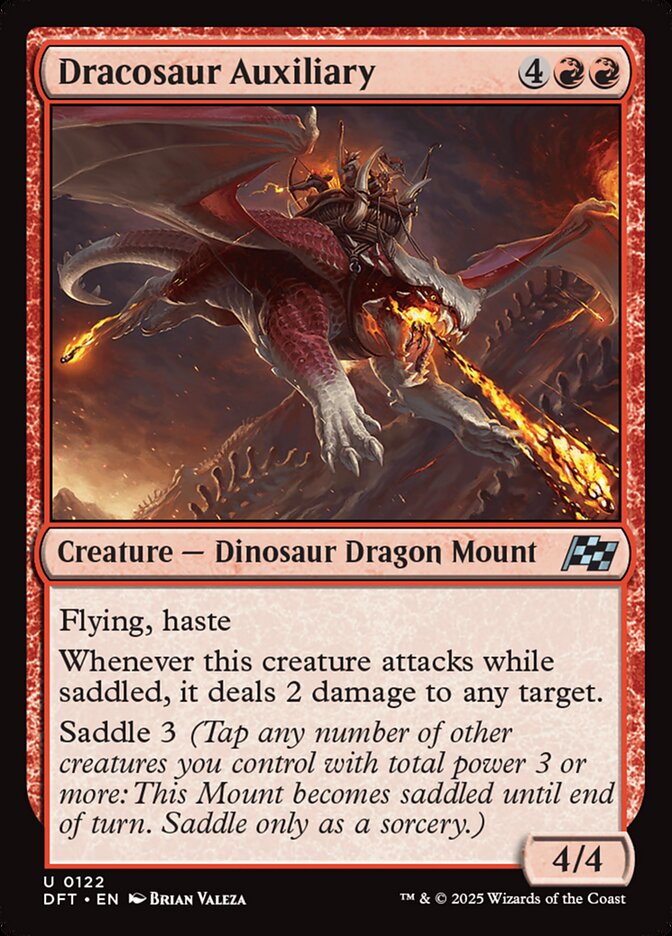 Dracosaur Auxiliary – Uncommon Magic: The Gathering card from Aetherdrift (#122)