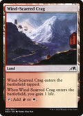 Wind-Scarred Crag – Common Magic: The Gathering card from Kamigawa: Neon Dynasty (#282)