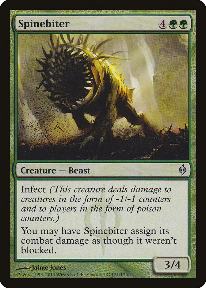 Spinebiter – Uncommon Magic: The Gathering card from New Phyrexia (#121)
