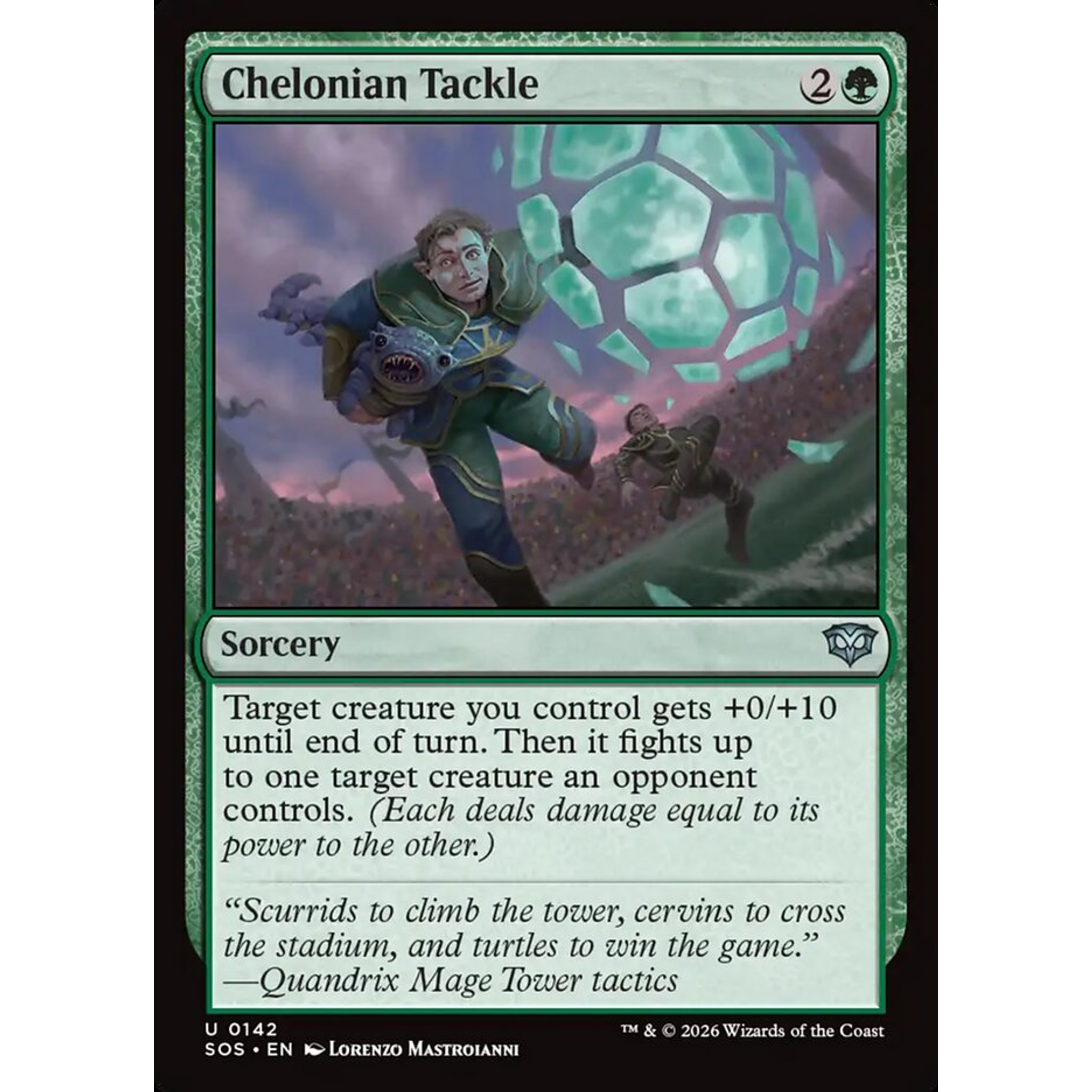 Chelonian Tackle (SOS 142) — Moore Collectables UK