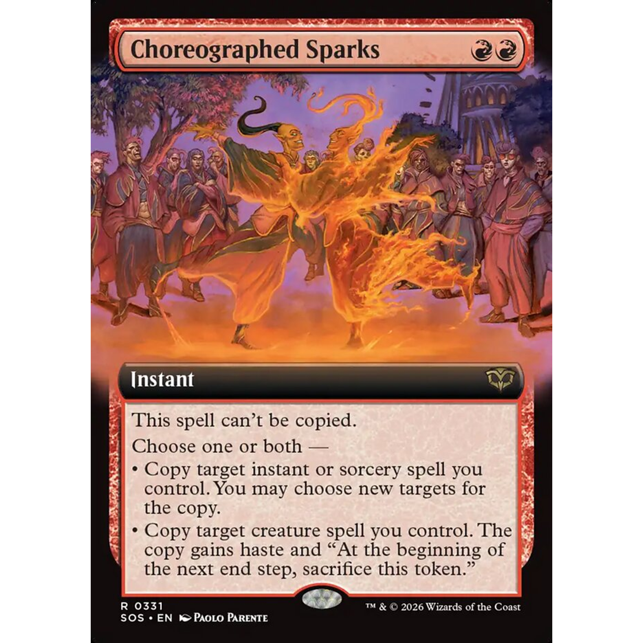 Choreographed Sparks (SOS 331) — Moore Collectables UK