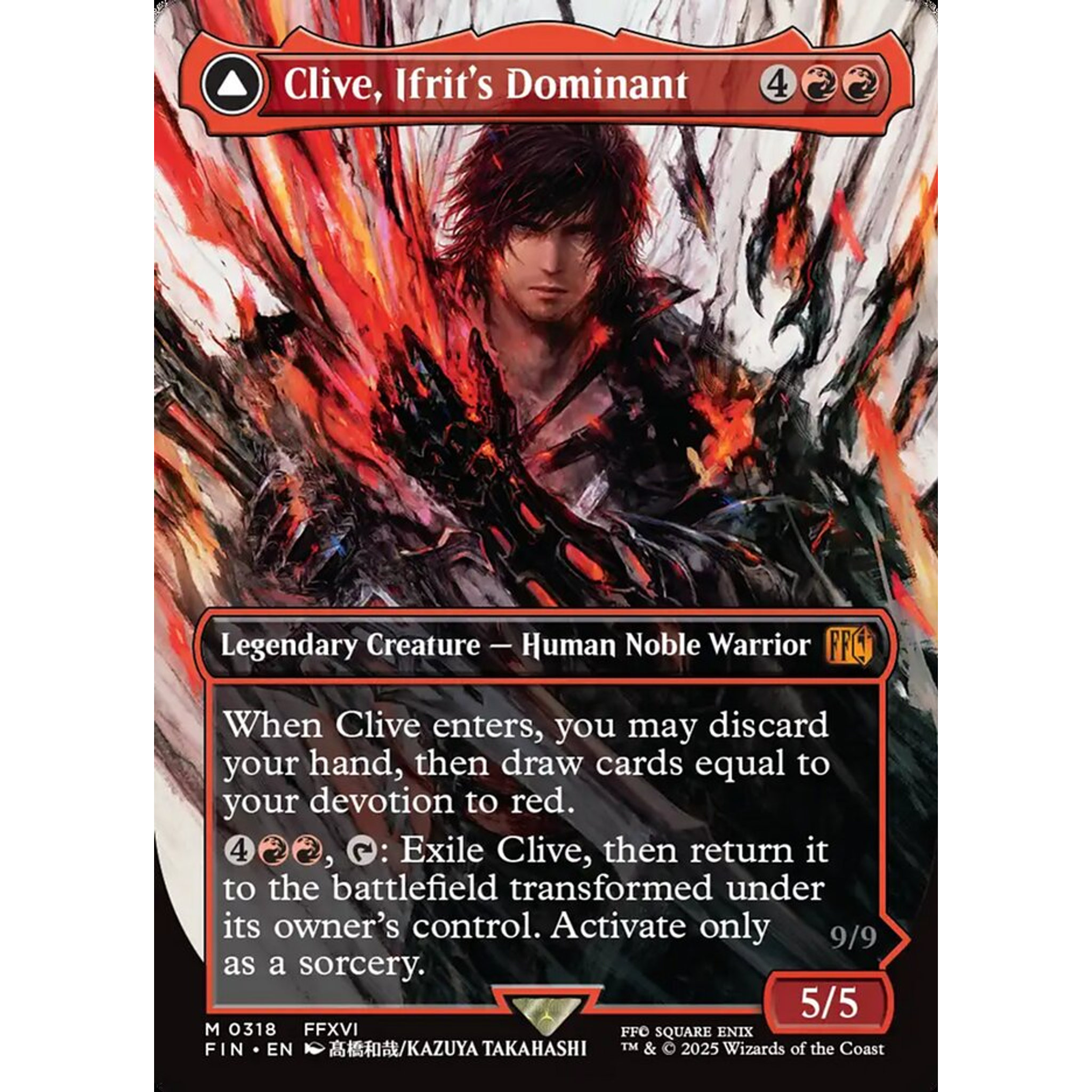 Clive, Ifrit's Dominant // Ifrit, Warden of Inferno (FIN 318) — Moore Collectables UK