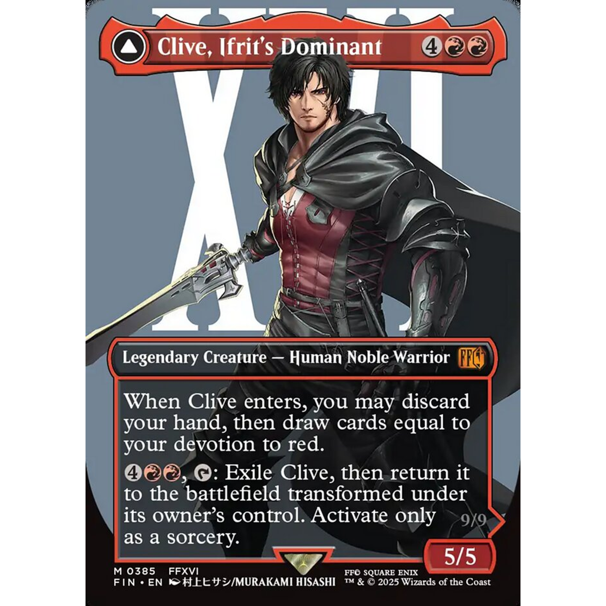 Clive, Ifrit's Dominant // Ifrit, Warden of Inferno (FIN 385) — Moore Collectables UK