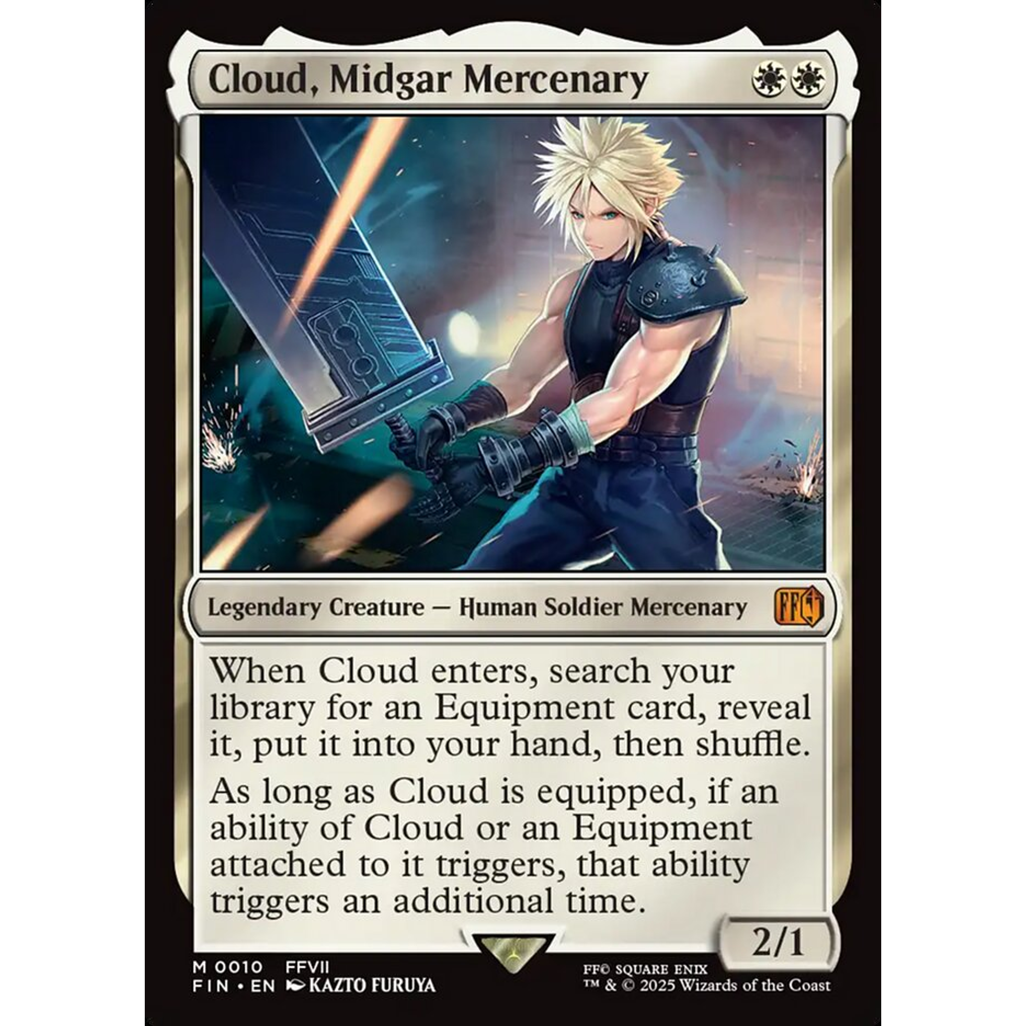 Cloud, Midgar Mercenary (FIN 10) — Moore Collectables UK