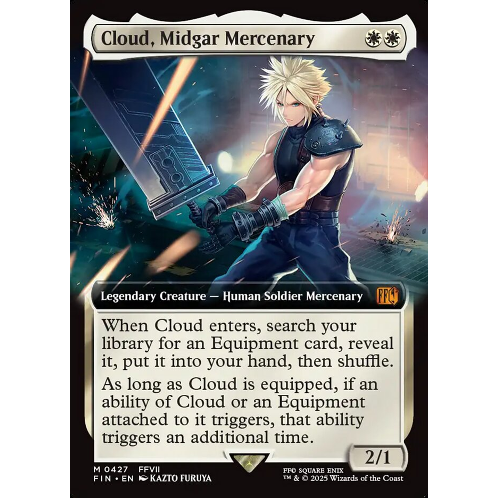 Cloud, Midgar Mercenary (FIN 427) — Moore Collectables UK
