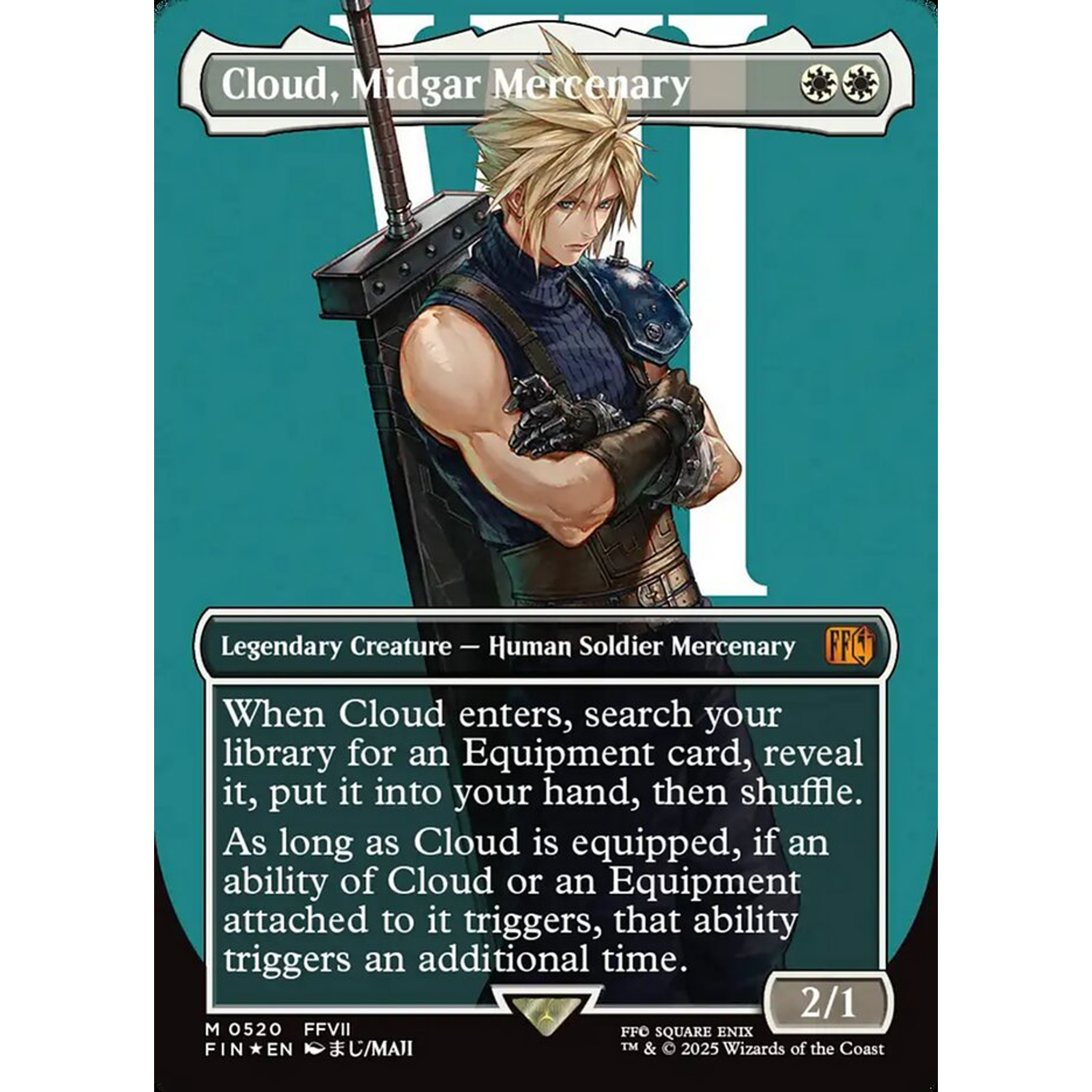 Cloud, Midgar Mercenary (FIN 520) — Moore Collectables UK